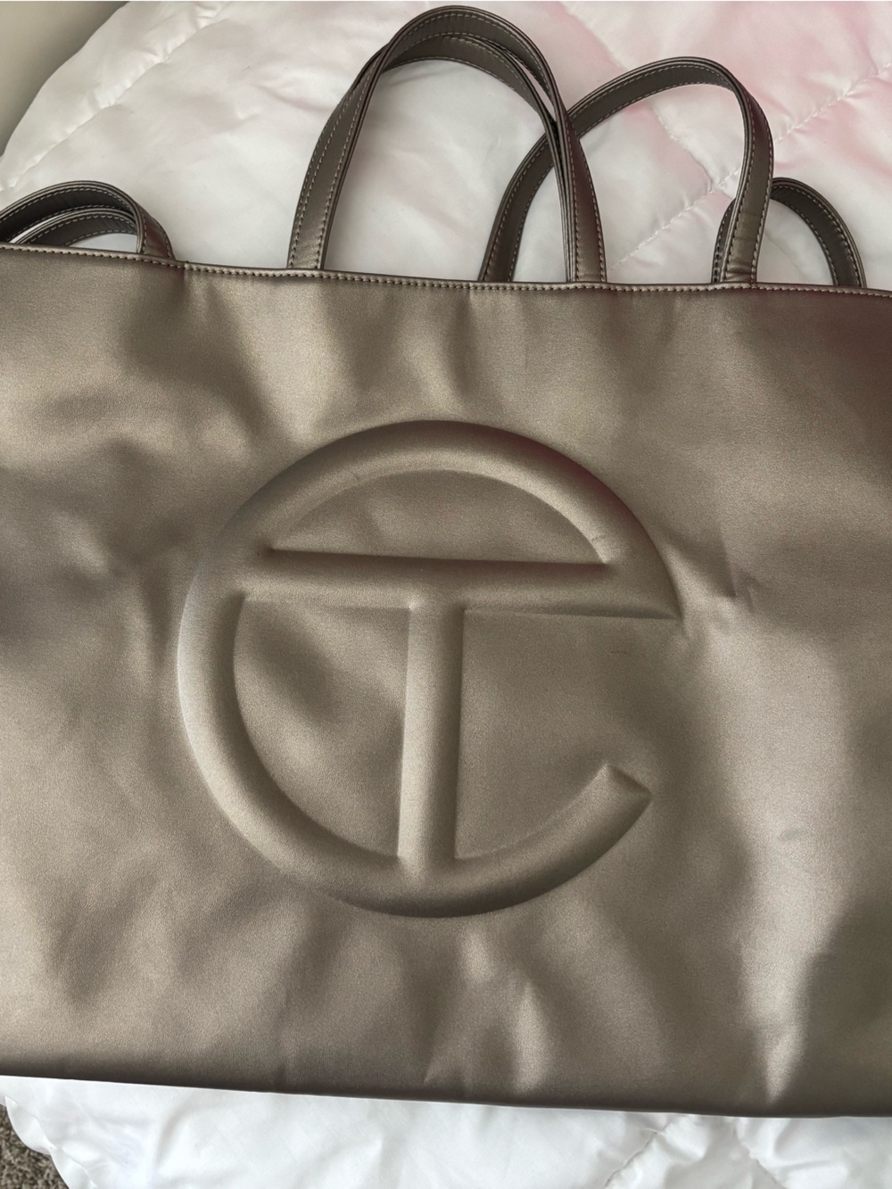 Telfar Chrome Large Shopping Bag